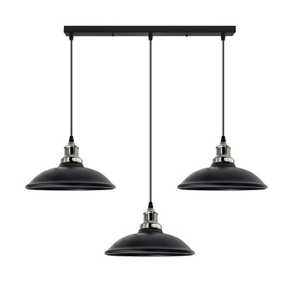 Industrial Vintage Kitchen Lights Chandelier Metal Shade Hanging E27 Pendant