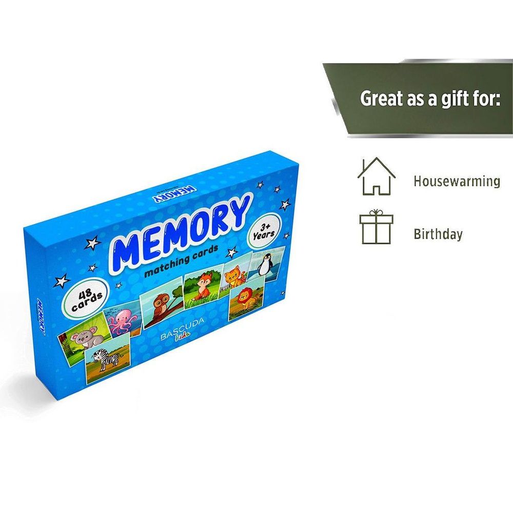 Cardboard Memory Matching Cards Animal