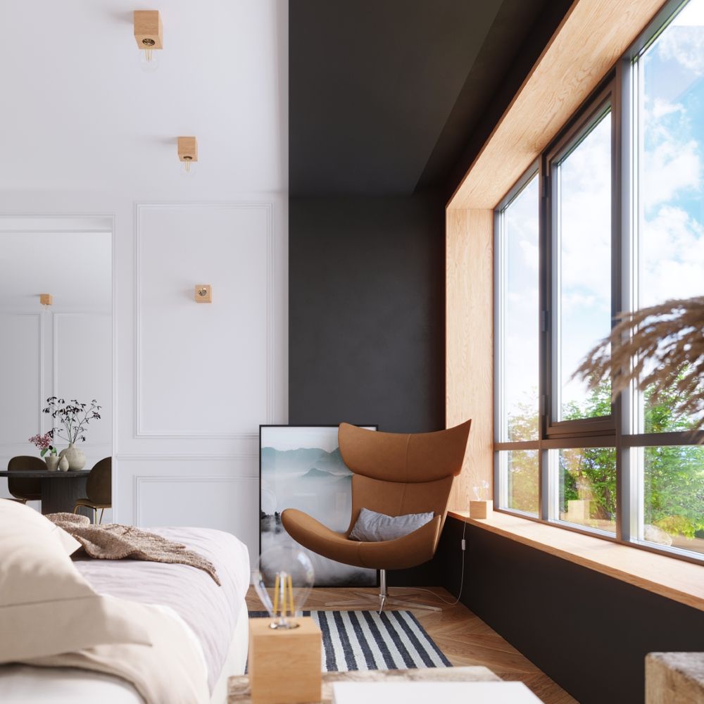 Premium Scandinavian Wooden Desk Lamp - High Quality, Stylish Design, E27 Socket