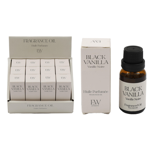 Black Vanilla Scented Oil for Burner In Tube 15ml