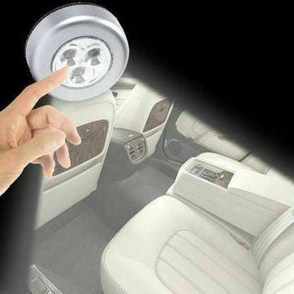 Super Bright Stick-on LED Lights | Easy Installation | Pack of 6 Lights | Batteries Not Included