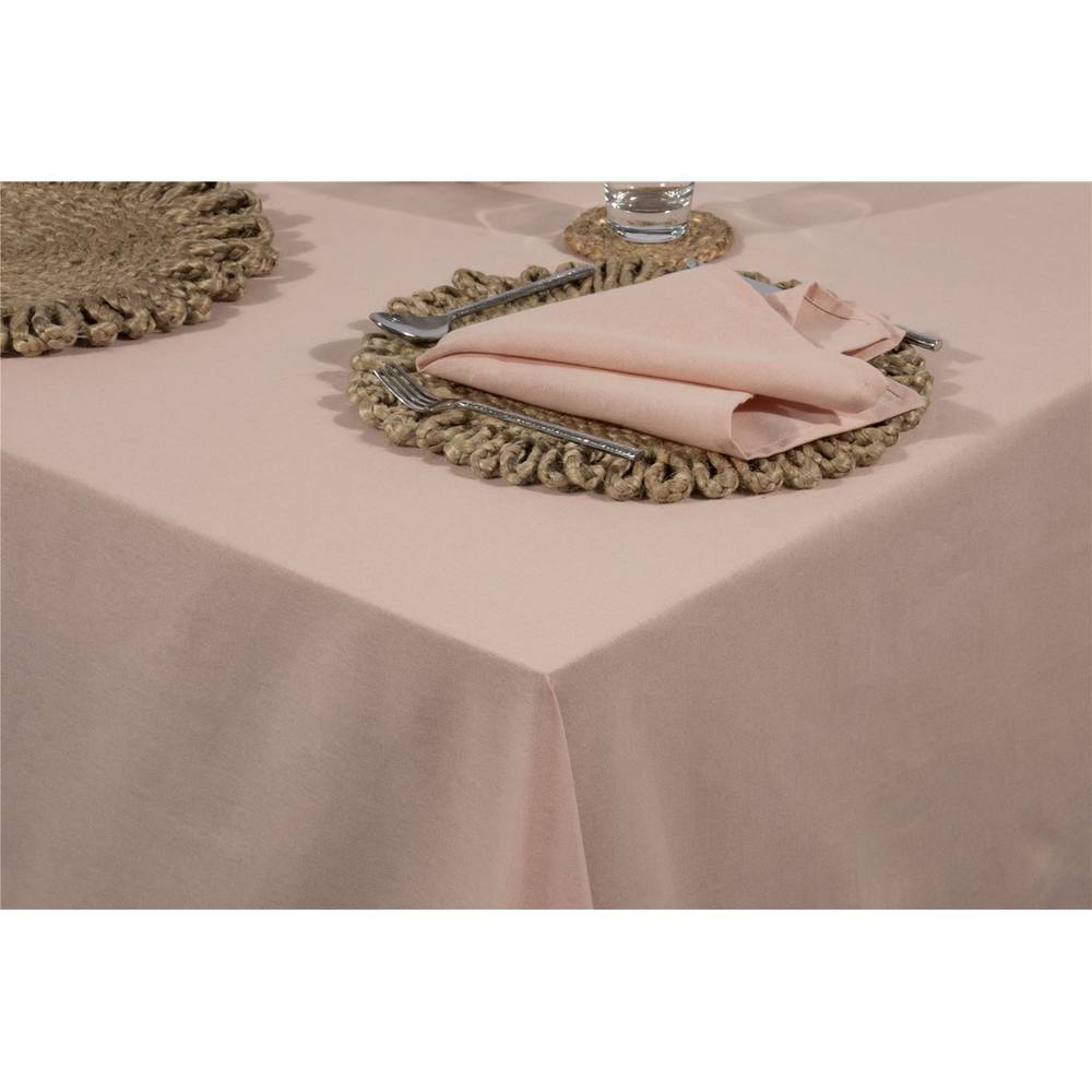 Premium Avon 100% Cotton 240x140cm Blush Tablecloth: High-Quality, Professional Seller