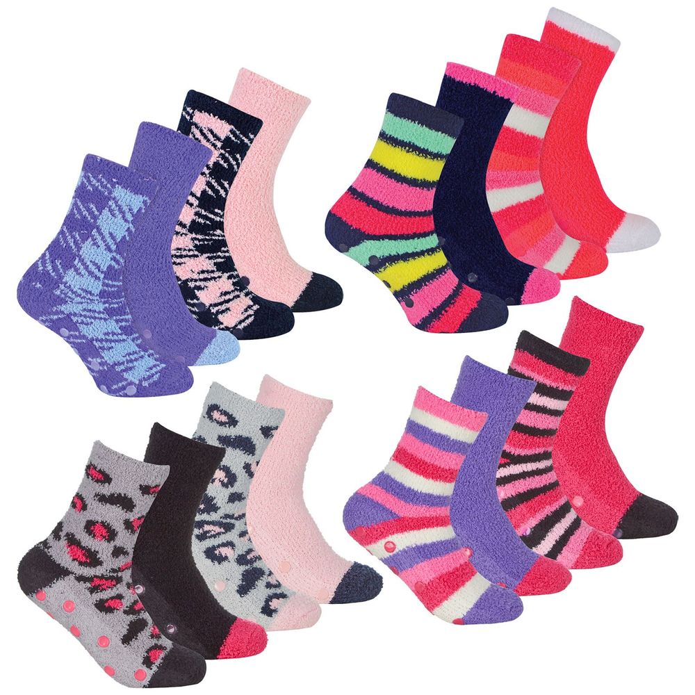 4 PAIRS - Sock Snob Ladies Cosy Socks