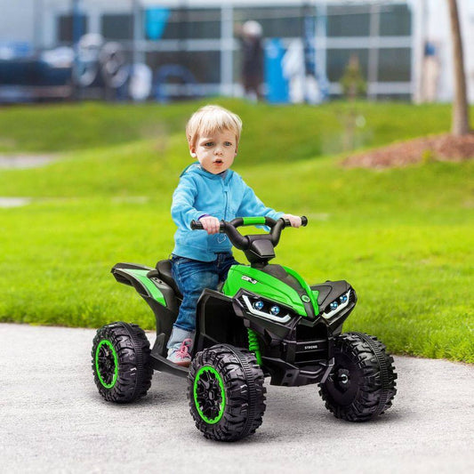 Homcom 12V Electric Quad Bikes for Kids Ride On Car ATV Toy for 3-5 Years Green