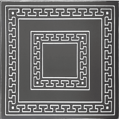 White 5 (Black&Sivler): Decorative Ceiling & Wall Panels - 2m2 (21.52 sqft) - 8 Panels