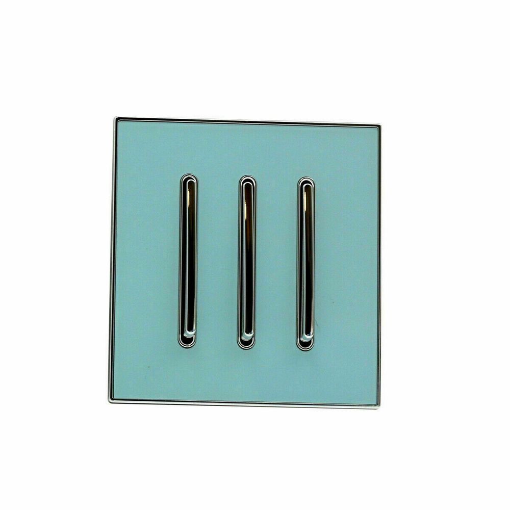 1/2/3 Gang Wall Switch Screwless Brushed Gold/Textured Cream/White Finish UK~3616