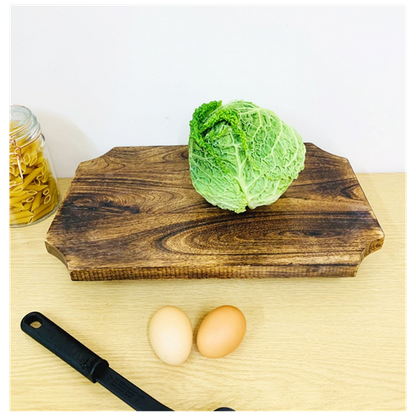 Wooden Distressed Chopping Board On Legs 39cm