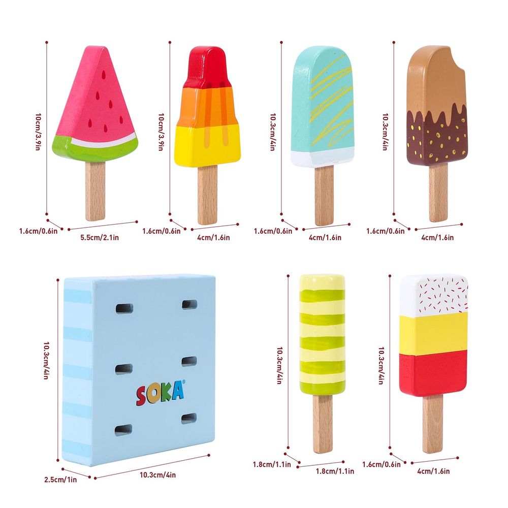 SOKA Wooden Ice Lollies 0000478