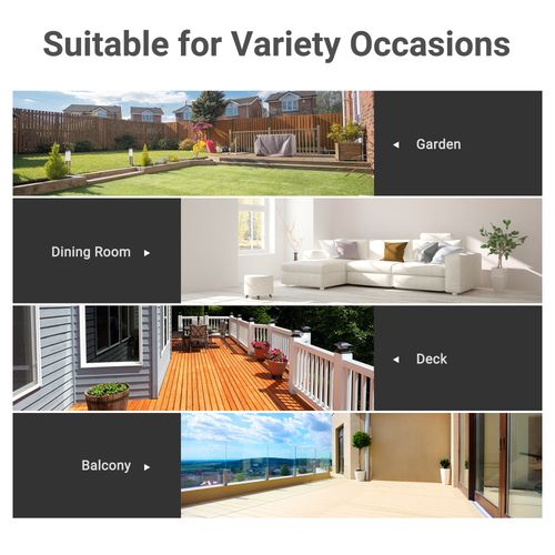 Square Glass Bistro Table Bar Dining Kitchen Breakfast Party Table 68.5x84 cm