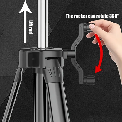 1.2m Heavy-Duty Aluminum Alloy Tripod for Laser Levels - Adjustable Height