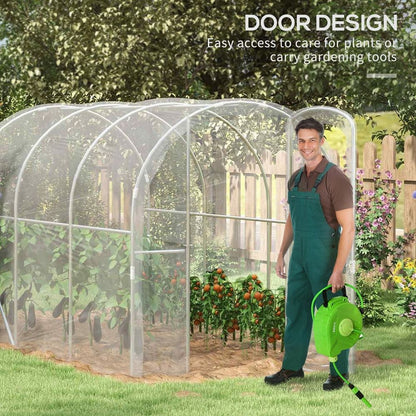 High-Quality Outsunny 3x2m Greenhouse | Galvanised Steel Frame | Spacious & Secure Design