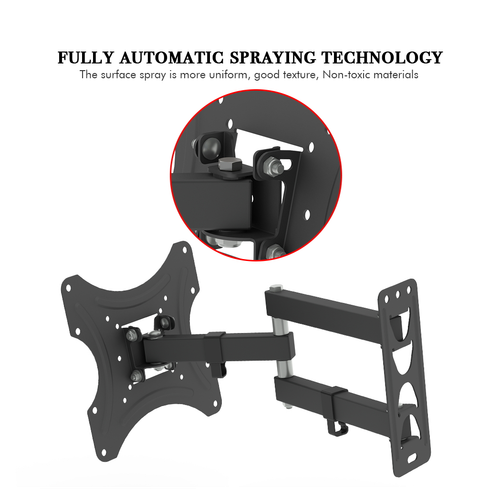 LEADZM 26-50" Adjustable Wall Mount Bracket Rotatable TV Stand TMX200 with Spirit Level