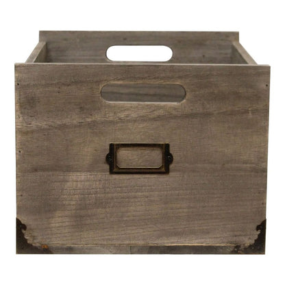 Premium Wooden Office Storage Box, 26x32x20cm. High Quality & Durable. Ideal for Home Offices, School & Homework Areas.