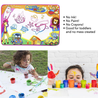 Large SOKA Doodle Mat with Accessories - No-Toxic, Eco-Friendly, Educational Toy - Perfect Gift for Kids!