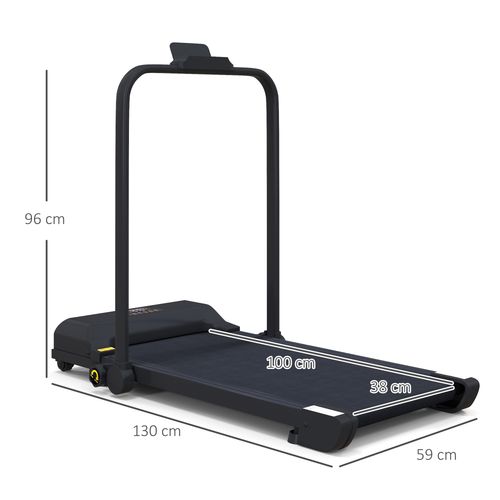 Homcom 2.5HP Folding Treadmill Walking Pad with Remote Control, 1-10KM/H
