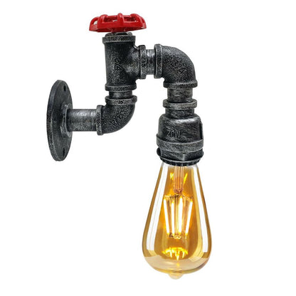 Vintage Industrial Retro Pipe Lamp WallLight  E27 60W Dimmable Non Dimmable Bulb