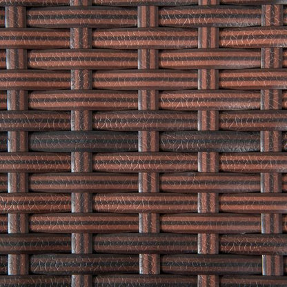 Outsunny PE Rattan Outdoor Coffee Table, Easy Match Rattan Side Table, Brown