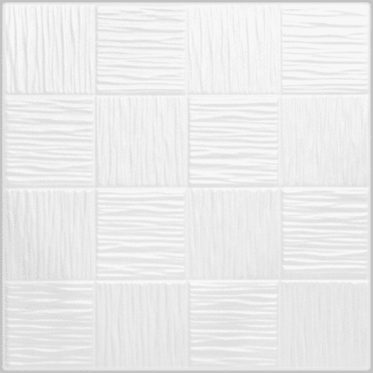 White 11: Decorative Ceiling & Wall Panels - 2m2 (21.52 sqft) - 8 Panels