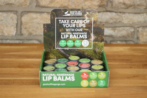 Display Box of 30 Lip Balms 6x5