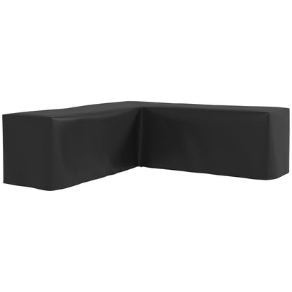 Outsunny L-Shaped Rattan Corner Sofa Cover- Waterproof, 250x250x79cm