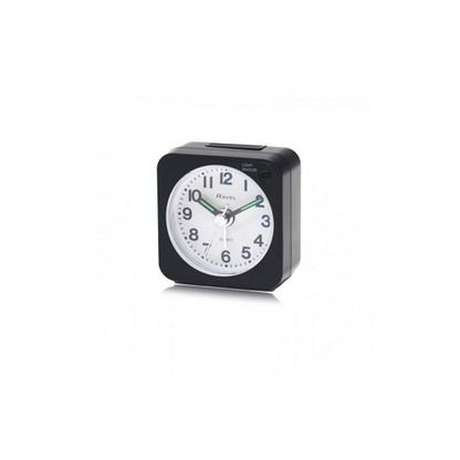 Ravel Quartz Mini Alarm Clock Black RC051.3
