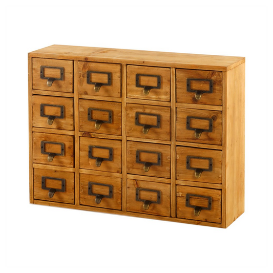 16-Drawer Storage Drawers, 35x15x46.5cm, Ideal for Crafts, Jewelry, Makeup