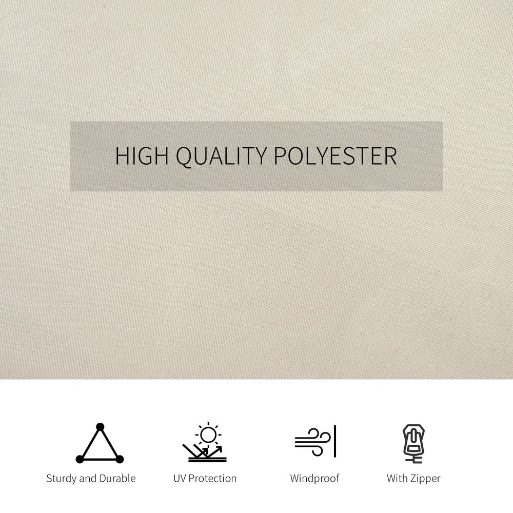 Premium Gazebo Replacement Sidewalls - 4 Pack Privacy Panels for Outsunny 3x4m Gazebo