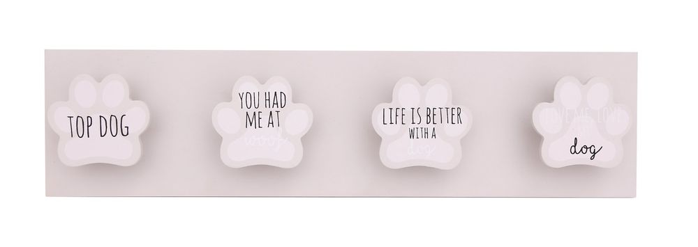 Premium Dog Paw Coat Hooks - Stylish & Practical - 40cm Length