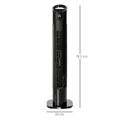 Tower Fan, 3 Speed 3 Mode, Timer, Oscillation, Controller – Black, 9 Setting. Stay cool and comfortable.