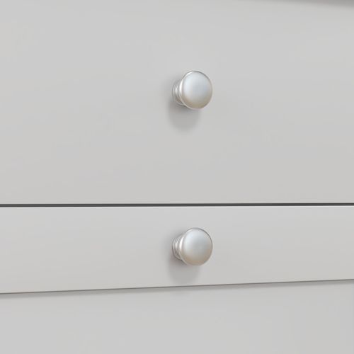 HOMCOM Modern Bathroom Cabinet with Laundry Baskets and 2 Drawers