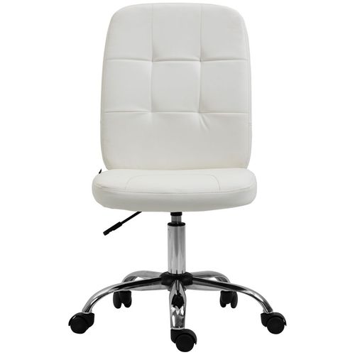Faux Leather Home Office Chair with Adjustable Height