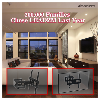 26-55 Inch Double Pendulum Large Base TV Stand TMDS-105 Bearing 40Kg/Vese400*400/Upper And Lower-10~ 10°