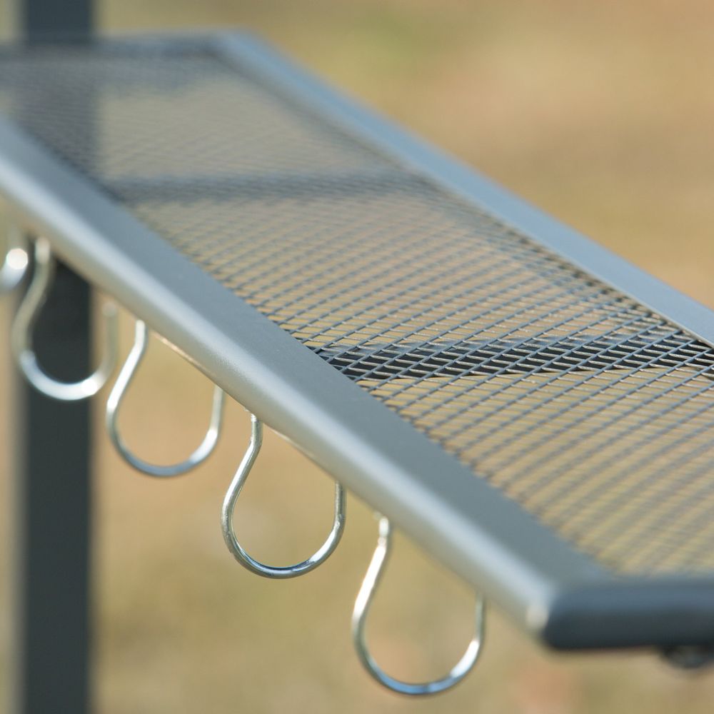 Metal Frame Outdoor BBQ Canopy - Stay Cool and Grill Like a Pro!