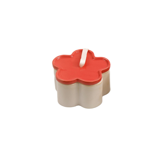 Orange Flower Shape Trinket Box