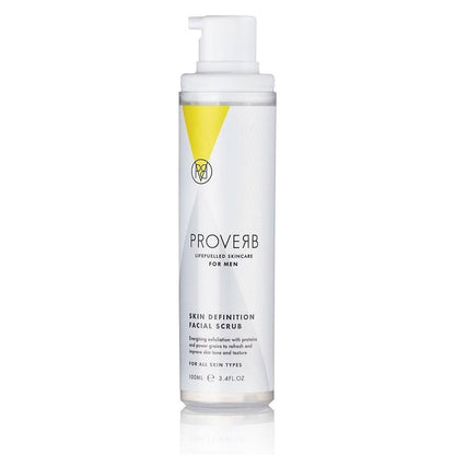 Proverb Skin Definition Facial Scrub for Men - High Quality, 100ml