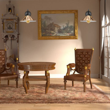 Vintage Rose Gold Wall Sconce | E27 Base | Dimmable | 3-Year Warranty | CE, RoHS Certified