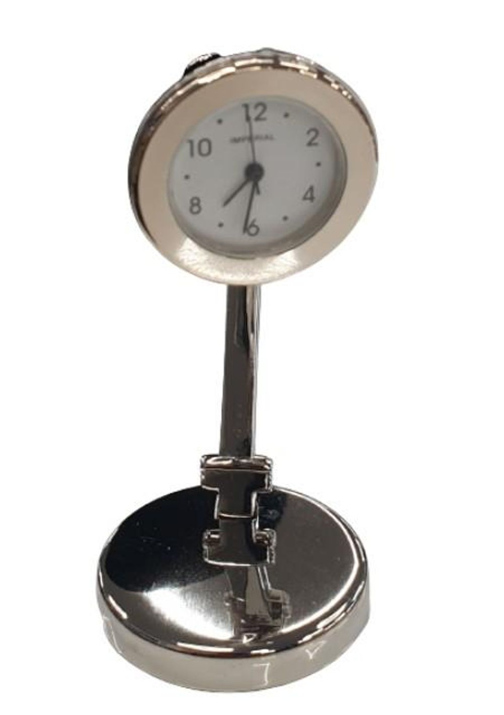 Elegant Gold Vintage Clock - Miniature Study Lamp IMP1058S - SALE - NEEDS RE-BATTERY