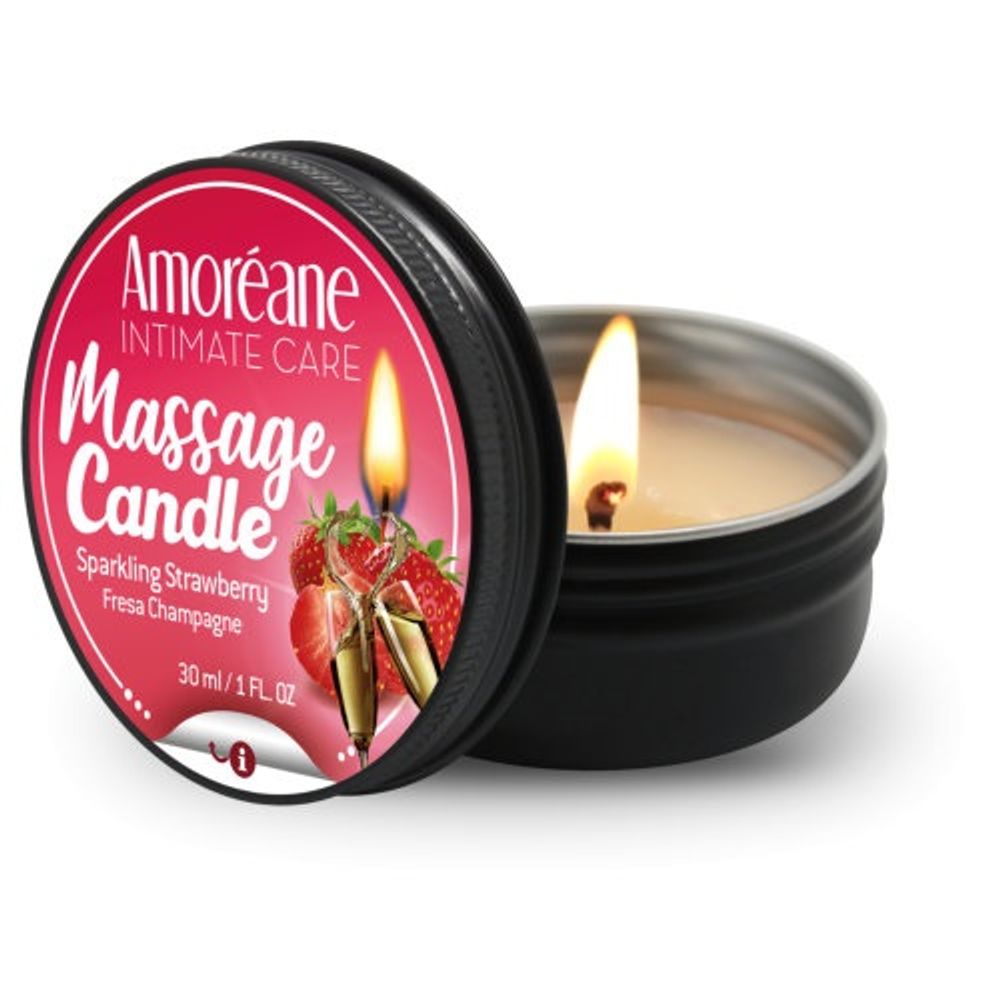Amoreane Massage Candle Sparkling Strawberry