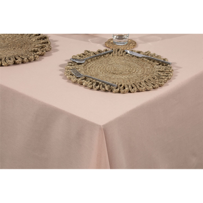 Premium Jute Star Placemats - Natural - Set of 2 - 36x36cm