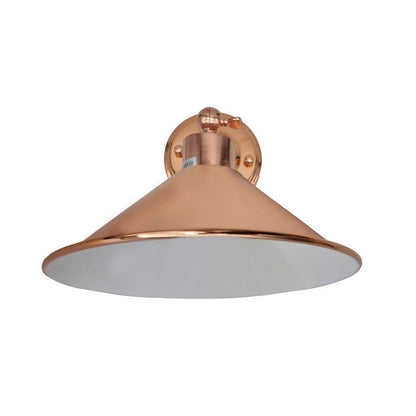 Vintage Industrial Rose Gold Retro Wall Light - Sturdy Metal Lamp Shade - Classic Style - E27"
Description: "Add a touch of vintage elegance to any space with this sturdy metal wall light. Perfect for living rooms, bedrooms, and more!