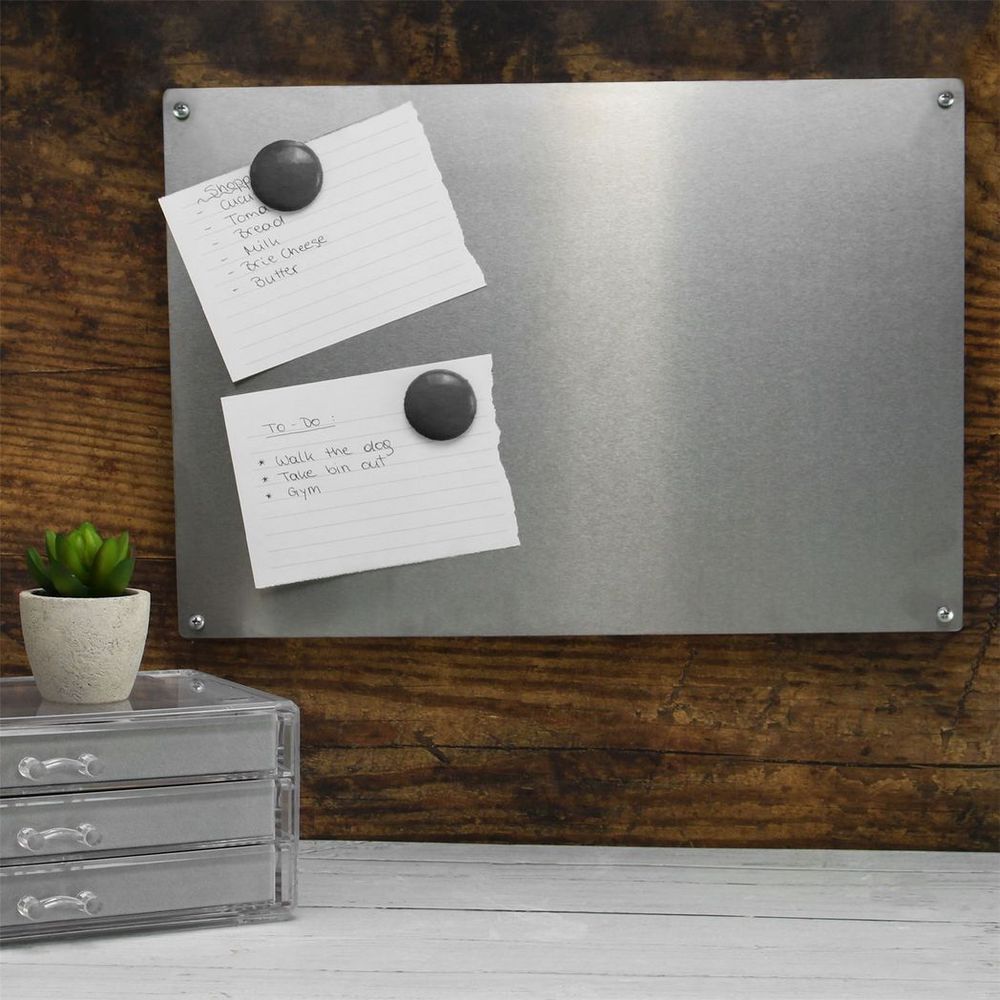 M&W Magnetic Notice Board | Stay Organized with A3 Size | 4 Nails & Magnets | High Quality