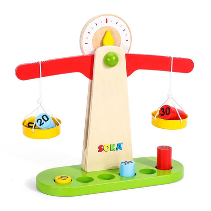SOKA Wooden Balancing Toy: Early Learning, High Quality, Certified Safety - Perfect Gift for Kids