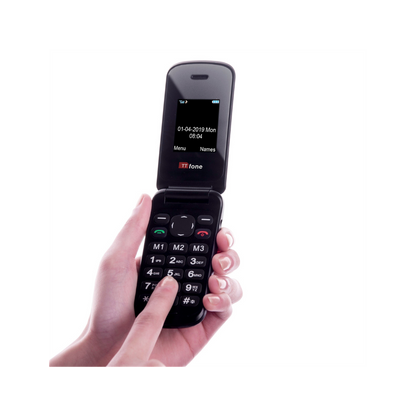 TTfone TT140 Red Flip Phone - Charger, Giff Gaff Pay as you go - Unlocked