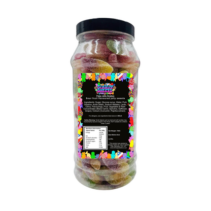 Fizzy Snakes Retro Sweets Gift Jar - 700g