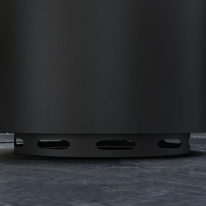 Outsunny 48.5cm Smokeless Wood Burning Firepit Metal Fire Pit, Black