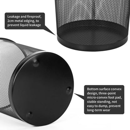 Vinsani 2pc Black Mesh Bin 1010404