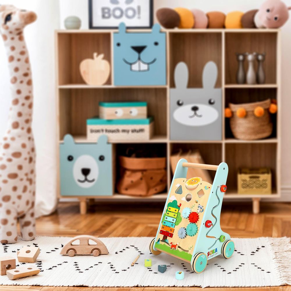 SOKA FOREST WALKER: Durable, Non-slip, 3 Blocks - Perfect for Little Wanderers!