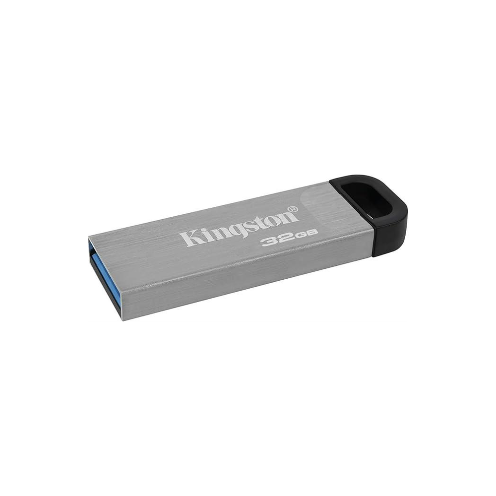 Kingston DataTraveler Kyson USB 3.2 Gen 1 Flash Drive 32GB - Stylish Capless Metal Case
