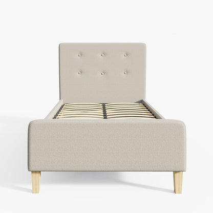 Ashbourne Single Bed Natural 3 x 7ft