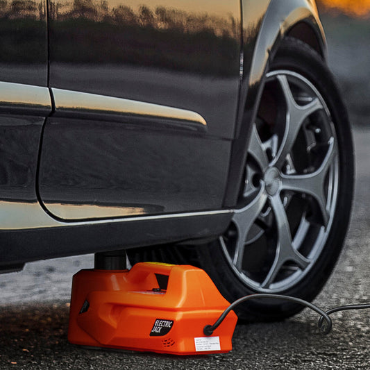 Auto 12Vv DC 5 Ton Electric Car Jack & Impact Wrench With Protective Carry Case by Durhand